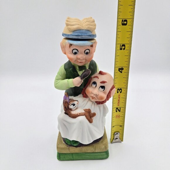 Mr. Barber Hoffman Decanter Mr. Lucky Leprechaun 1980 Distilling Empty Read - Picture 10 of 11